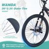 VASIP 26 Inch Kids Bike for Boys & Girls Age 12+ | Freestyle Bicycle with Dual Disc Brakes | Easy Assembly,White - 4 of 4