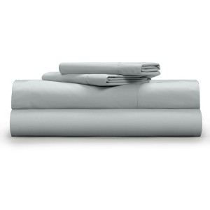 Classic Cool & Crisp 100% Cotton Percale 4-Piece Sheet Set - 1 of 4