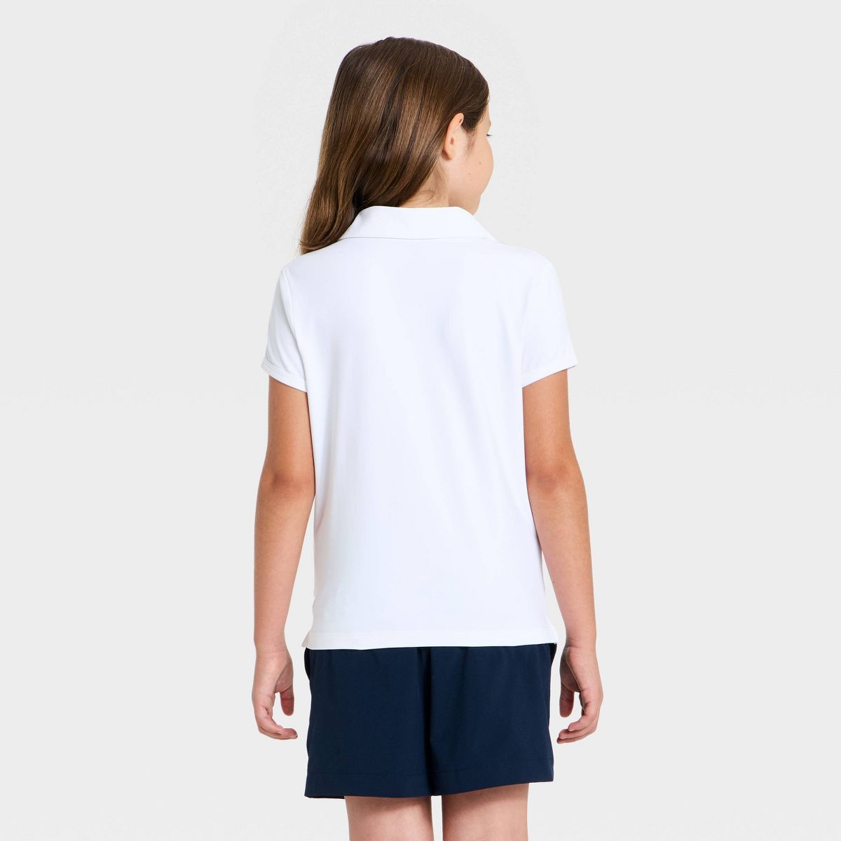 Girls' Short Sleeve Performance Uniform Polo Shirt - All in Motion™ - thumbnail 5