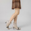 Perphy Women's Rhinestones Pointed Toe Stiletto Heel Glitter Ankle Boots - 4 of 4