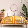 Deny Designs King Avenie Modern Craft Greek Key Comforter and Sham Set Yellowish Orange - 3 of 4