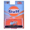 1960 Volkswagen Delivery Van "Gulf Oil" Light Blue and Orange Limited Edition 1/64 Diecast Model Cars by M2 Machines - 3 of 3