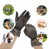 Unique Bargains Women's Bow Lace Sunblock Mittens Black 1 Pair - 4 of 4