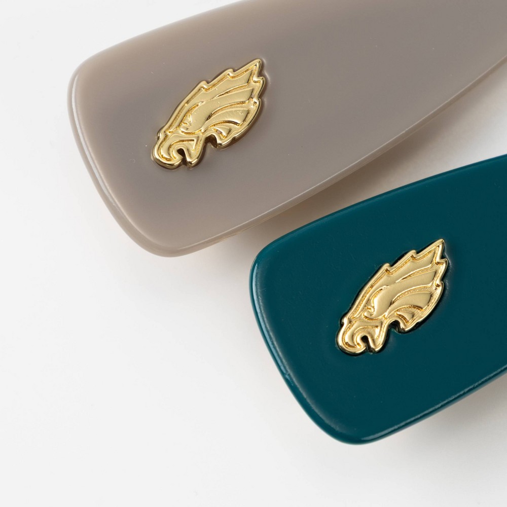 Bijoux Sport by Luv Aj NFL Mini Logo Hair Clip Set - Philadelphia Eagles