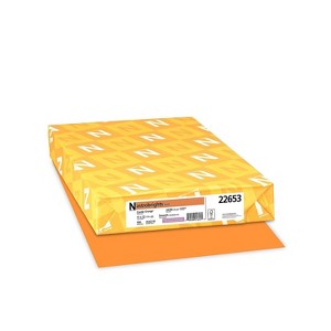 Astrobrights Multipurpose Paper 24 lbs 11" x 17" Cosmic Orange 495470 - 1 of 4