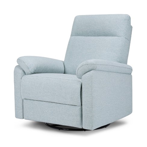 Davinci Suzy Swivel Recliner - Heathered Blue : Target