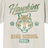 Stranger Things Hawkins High School 1986 Adult Sand Crew Neck Short Sleeve T-shirt - 2 of 4