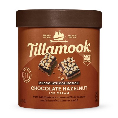 Tillamook Chocolate Hazelnut Frozen Ice Cream - 48oz