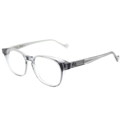 Moncler  075 Unisex Square Eyeglasses Transparent Grey 50mm