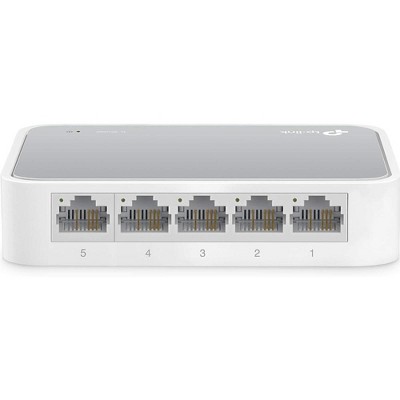 TP-LINK TL-SF1005D 5-Port 10/100Mbps Desktop Switch White Manufacturer Refurbished
