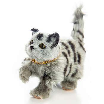 The Queen's Treasures 18 Inch Doll Pet Realistic Grey Striped Kitty Cat