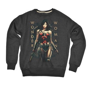Wonder Woman Movie Armed And Dangerous Slim Fit Crewneck Sweatshirt - 1 of 4
