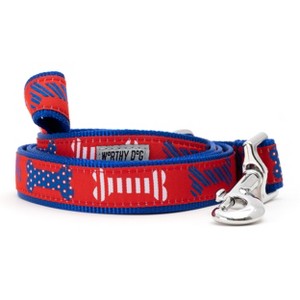 The Worthy Dog Preppy Bones Dog Leash - 1 of 4