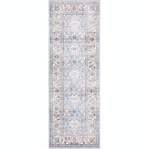 Area Rugs, Non-Slip, Machine Washable Oriental Rugs, Low Pile, Soft Ultra-Thin Carpet for Living Room, Bedroom, Dining Room, Home Office - 1 of 4