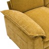 FONTOI Sofas, Reversible Sofa Couch with Side Storage Pockets, L-shaped Sofa with Double Seat Cushions, for Living Room Office, Yellow, 118"*33"*55" - 3 of 4