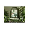 Cottage Garden West of The Wind Elemental Green, White, Pink 30 x 40 Inch Waterproof Gallery Wrapped Canvas, Outdoor Garden, Yard, Patio All Weather - 2 of 2