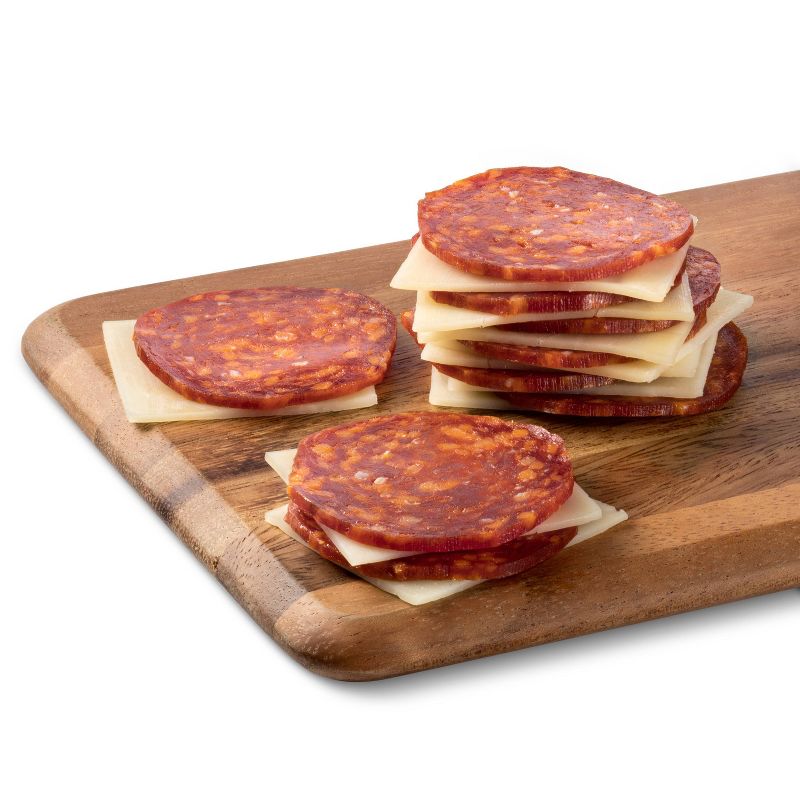 Uncured Pepperoni and Provolone Cheese Snacker - 2.5oz - Good &#38; Gather&#8482;, 2 of 6