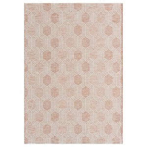 Luxe Weavers Moroccan Geometric Trellis Orange 9x12 Indoor Area Rug - 1 of 4