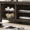 70" Particle Board TV Stand with Open Adjustable Shelves and Cable Management Cutouts for Living Room and Bedroom - 3 of 4