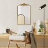Aoibox Traditional Vintage Baroque Gold Framed Wall Mirror for Bathroom, Entryway, Living Room, Hallway with Ornate Resin Garland Crown - 2 of 4