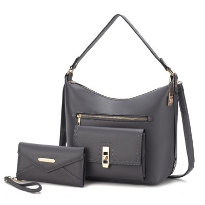 MKF Collection Clara Women’s Shoulder Bag with Wristlet Wallet by Mia K
