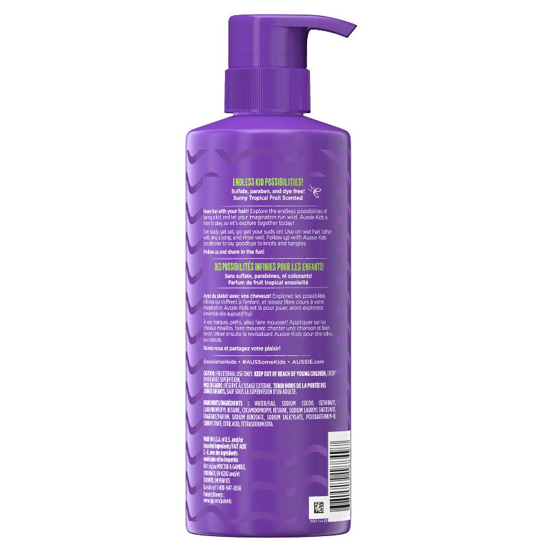 Aussie Sulfate-Free Kids&#39; Moist Shampoo - 16 fl oz, 4 of 11
