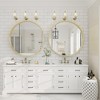 Apmir Round High Quality Aluminum Alloy Framed French Cleat Mounted Wall Decor Bathroom Vanity Mirror in matte black with 5-Year Warranty - 4 of 4