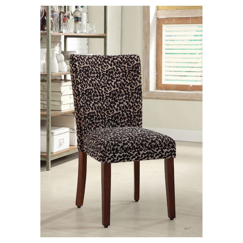 Set of 2 Parsons Pattern Dining Chair Wood - HomePop, 4 of 8