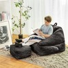 CAVINAS Bean Bag Chair with Memory Foam, Bean Bag Sofa with Tufted Soft Stuffed Filling, for Dorm, Apartment, Living Room - 3 of 4
