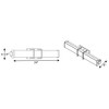 Progress Lighting Phase 2.2 1-Light LED Brushed Nickel Linear Bath Fixture with Acrylic Shade - 2 of 4