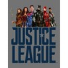 Justice League Movie Group Art Boy's Charcoal Heather T-shirt - 2 of 3