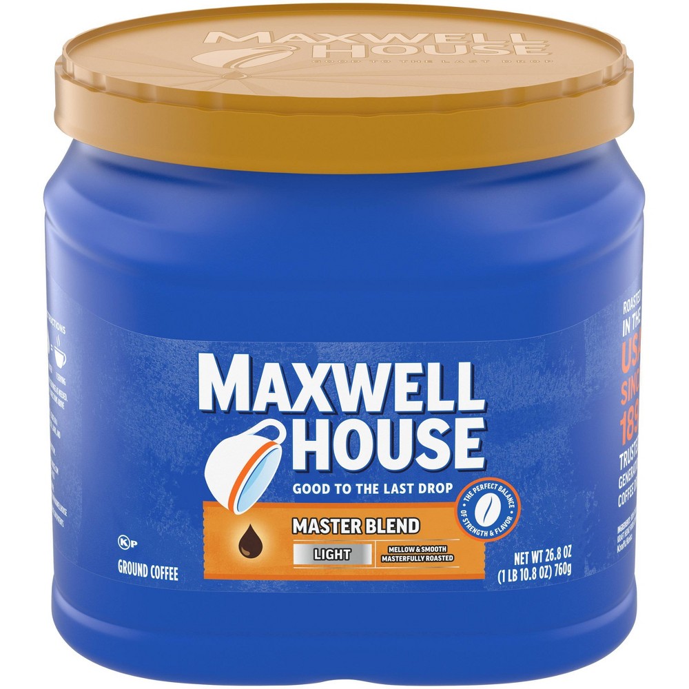 UPC 043000046500 product image for Maxwell House Master Blend Medium Light Roast Ground Coffee - 26.8oz | upcitemdb.com