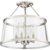 Quoizel Lighting Barlow 4 - Light Semi-Flush Mount in  Polished Nickel - 4 of 4