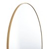 Wood Oval Wall Mirror – Olivia & May - 4 of 4