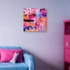 Masterpiece Art Gallery 24" x 24" Accra Pink by Nikki Chu Canvas Art Print : Modern Geometric Unframed Canvas - 4 of 4