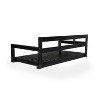 PAGED Porch Swing Modern Twin Size Outdoor Swing with 4 Hanging Ropes for Poolside, Garden, Backyard - 3 of 4