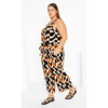 Women's Plus Size Mystic Print Pant - black | CITY CHIC - image 4 of 4