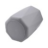 LunaLulinlk 5 Gallon Geometric Silver Trash Can, Plastic Office Trash Can - 4 of 4