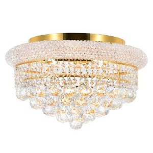 CWI Lighting Empire 5 Light Flush Mount With Gold Finish - 1 of 4