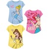 Disney Disney Princess Girls T-Shirt (Sets) Jasmine Ariel Tiana Snow White Belle Rapunzel Cinderella Mulan Aurora Moana Clothes - 2 of 4