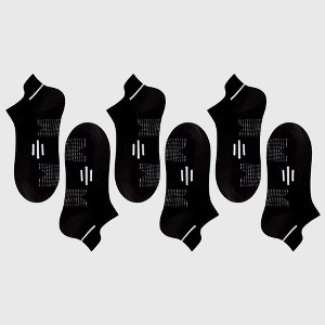 Anna-Kaci Men's 6pk Comfort Ankle - Length Athletic Socks - 1 of 3