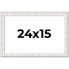 PosterPalooza | Sculpted White Picture Frame - UV Acrylic, Backing Board, Hanging Hardware Included - 2 of 4