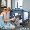 BabyBond All in 1 Baby Playard, Bassinet Bedside Crib, Pack and Play with Sheet, Diaper Changing Table, Portable Large Playard - 3 of 4