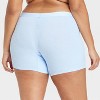 Women's Cotton Blend Ribbed Boxer Briefs Underwear - Auden™ - 2 of 4