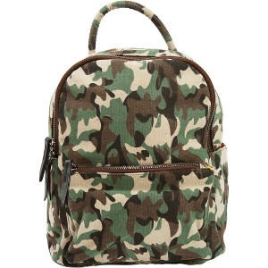 Pavilion Gift Company - Alex Moss - Canvas Camo Backpack - Handbags - 1 of 4
