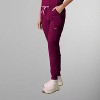 Valencia Jogger Scrub Pants for Women | Medical Scrub Pants | Women Scrub Pants - Red- X-Large - 2 of 4