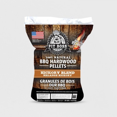 Pit Boss Hickory Blend BBQ Hardwood Pellets - 20lb
