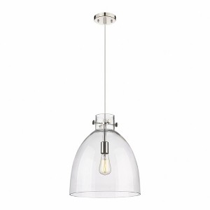 Newton Bell - 1 Light Pendant In Industrial Style-16 Inches Tall and 14 Inches Wide - 1 of 1