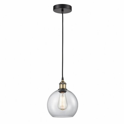 Innovations Lighting Athens 1 - Light Pendant in  Black Antique Brass