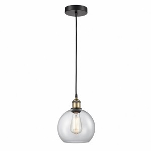 Innovations Lighting Athens 1 - Light Pendant in  Black Antique Brass - 1 of 1